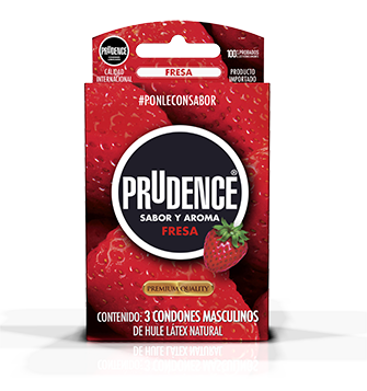 Prudence Sabor Fresa Condón de fresa precio