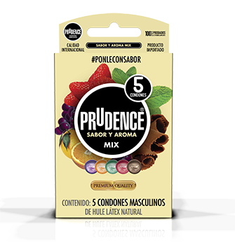Condones de sabores prudence