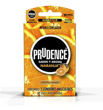 img-fluid Condón sabor naranja