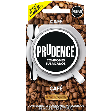 Condones Prudence sabor café