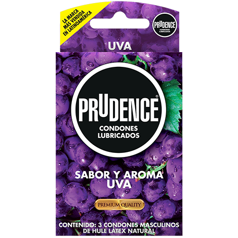Condones Prudence sabor uva